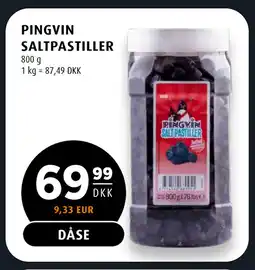 Scandinavian Park PINGVIN SALTPASTILLER tilbud