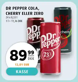 Scandinavian Park DR PEPPER COLA, CHERRY ELLER ZERO tilbud