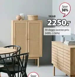 JYSK HALMSTAD SKAB tilbud