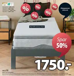 JYSK GOLD T110 TOPMADRAS tilbud