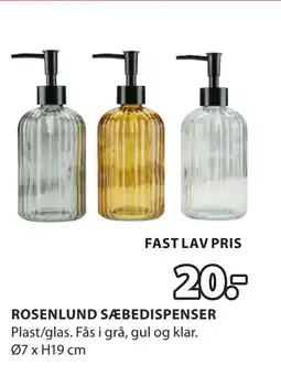 JYSK ROSENLUND SÆBEDISPENSER tilbud