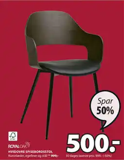 JYSK HVIDOVRE SPISEBORDSSTOL tilbud