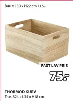 JYSK THORMOD KURV tilbud