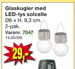 Harald Nyborg Glaskugler med LED-lys solcelle tilbud
