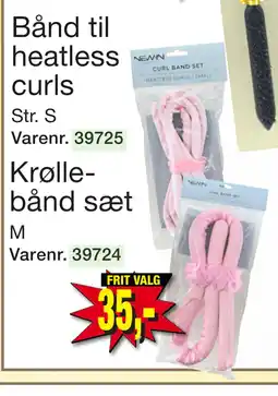 Bånd til heatless curls