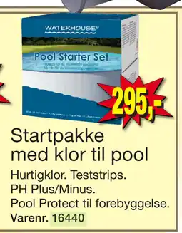 Harald Nyborg Startpakke med klor til pool tilbud