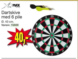 Harald Nyborg Dartskive med 6 pile tilbud