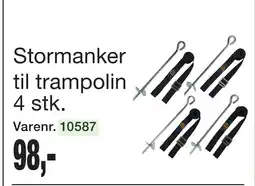 Harald Nyborg Stormanker til trampolin 4 stk tilbud