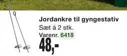 Harald Nyborg Jordankre til gyngestativ tilbud