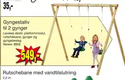 Harald Nyborg Gyngestativ til 2 gynger tilbud