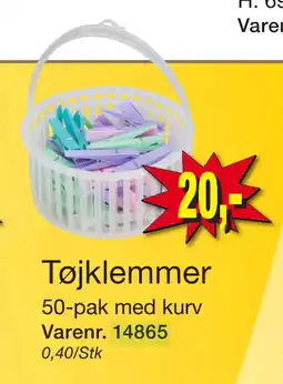 Harald Nyborg Tøjklemmer tilbud