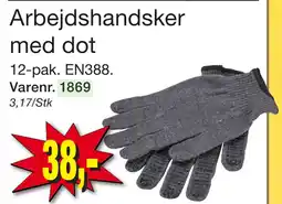 Harald Nyborg Arbejdshandsker med dot tilbud