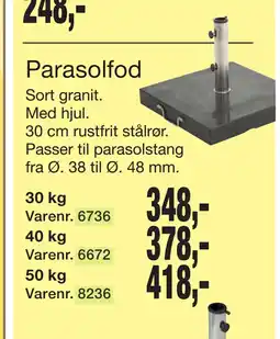 Harald Nyborg Parasolfod tilbud