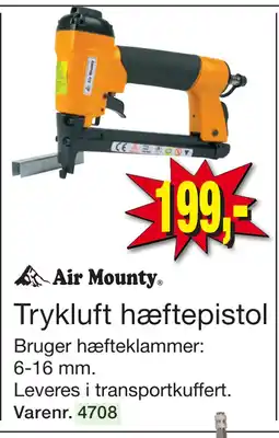 Harald Nyborg Trykluft hæftepistol tilbud