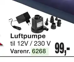 Harald Nyborg Luftpumpe til 12V / 230 V tilbud