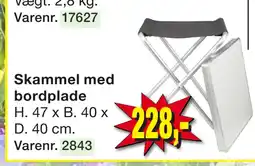 Harald Nyborg Skammel med bordplade tilbud