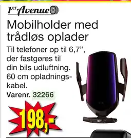 Harald Nyborg Mobilholder med trådløs oplader tilbud