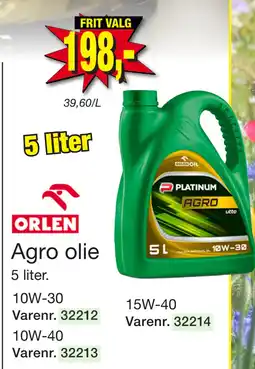 Harald Nyborg Agro olie tilbud