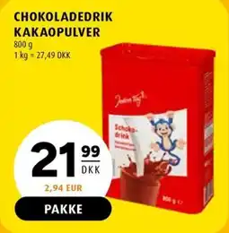 Scandinavian Park CHOKOLADEDRIK KAKAOPULVER tilbud