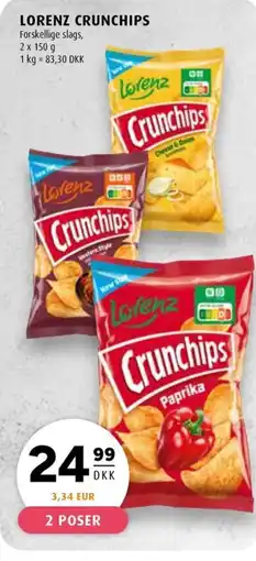 Scandinavian Park LORENZ CRUNCHIPS tilbud