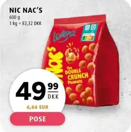 Scandinavian Park NIC NAC'S tilbud