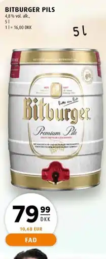 Scandinavian Park BITBURGER PILS tilbud