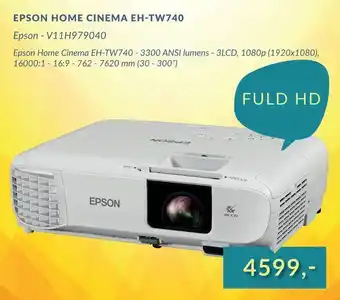 Epson home cinema eh-tw740