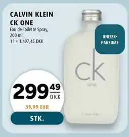 Scandinavian Park CALVIN KLEIN CK ONE tilbud