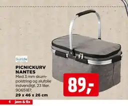 jem & fix PICNICKURV NANTES tilbud
