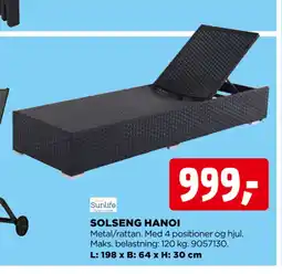 jem & fix SOLSENG HANOI tilbud