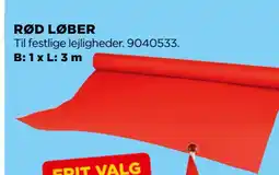 jem & fix RØD LØBER tilbud