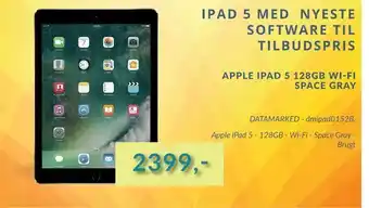 Apple ipad 5 128gb wifi space gray