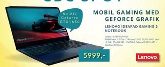 Lenovo ideapad gaming 3 Notebook