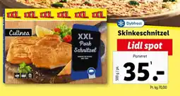 Lidl Skinkeschnitzler tilbud