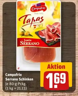 REWE DE Campofrio Serrano Schinken tilbud