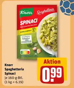 REWE DE Knorr Spaghetteria Spinaci tilbud