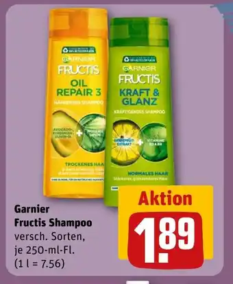 REWE Garnier Fructis Shampoo tilbud