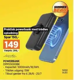 Power POWERBANK DPMS5000BK tilbud