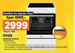 Power KERAMISK KOMFUR VKK60002HV tilbud