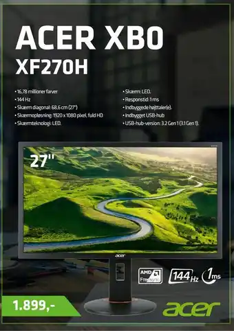 LabTech Data Acer xb0 tilbud