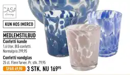 Imerco Confetti vandglas tilbud
