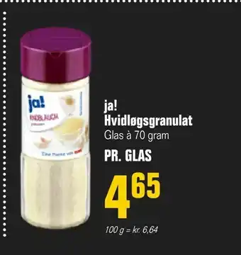 Otto Duborg ja! Hvidløgsgranulat tilbud
