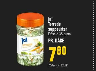 Otto Duborg ja! Tørrede suppeurter tilbud