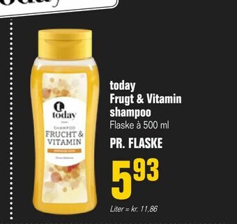 Otto Duborg today Frugt & Vitamin shampoo tilbud