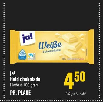 Otto Duborg ja! Hvid chokolade tilbud