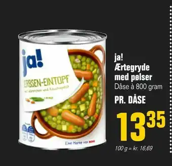 Otto Duborg ja! Ærtegryde med pølser tilbud
