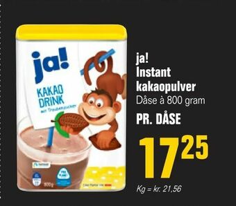 Otto Duborg ja! Instant kakaopulver tilbud