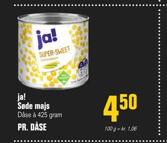 Otto Duborg ja! Søde majs tilbud