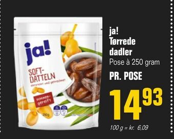 Otto Duborg ja! Tørrede dadler tilbud