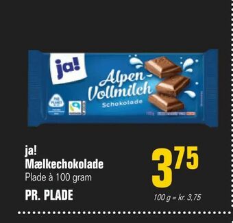 Otto Duborg ja! Mælkechokolade tilbud